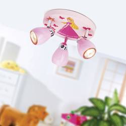 Brilliant Princeza stropní svítidlo halogenová žárovka GU10 50 W růžová