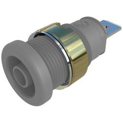 SKS Hirschmann SEB 2610 F4,8 bezpečnostní laboratorní zásuvka zásuvka, vestavná vertikální Ø pin: 4 mm šedá 1 ks
