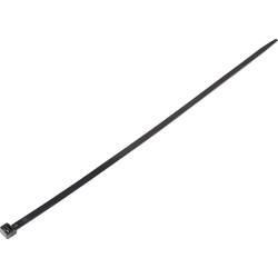 TRU COMPONENTS TC-6645820, stahovací pásky, 8 mm, 450 mm, černá, odolná vůči povětrnostním vlivům, 100 ks