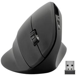 SpeedLink Piavo optická ergonomická myš, přenos bezdrátový, 6 tlačítko, 800 dpi, 1200 dpi, 1600 dpi, černá