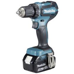 Makita DDF485RTJ aku vrtací šroubovák, 18 V, 5.0 Ah vč. 2x aku, vč. nabíječky, kufřík, DDF485RTJ