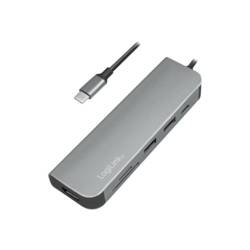 LogiLink UA0343 USB-C® (USB 3.1) Multiport hub hliník