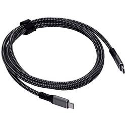 Akyga USB kabel Konektor Thunderbolt, Konektor Thunderbolt 1.50 m černá AK-USB-34