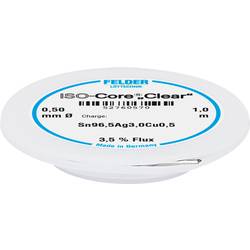 Felder ISO-Core Clear SAC305 pájecí cín cívka Sn96,5Ag3Cu0,5 0.5 mm