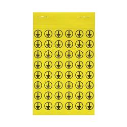 Weidmüller 1685690002 SYMBOL-PACK 14X14 ERDE kabelové značení Barva aktivního pole: žlutá počet štítků: 480