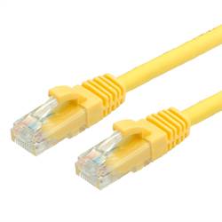 Value 21.99.1482 RJ45 síťové kabely, propojovací kabely CAT 6A U/UTP 1.50 m žlutá nestíněný 1 ks