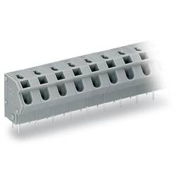 WAGO 254-554 pružinová svorkovnice 1.50 mm² Pólů 4 šedá 140 ks