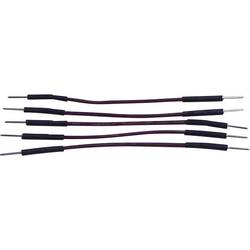 TRU COMPONENTS Jumper kabely [1x zástrčka drátového můstku - 1x zástrčka drátového můstku] 2.00 m modrá
