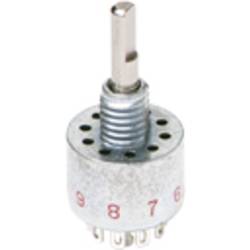 C & K Switches MB00S2NZQD otočný spínač 125 V, 28 V/DC 250 mA Počet pozic přepínače 5 1 ks