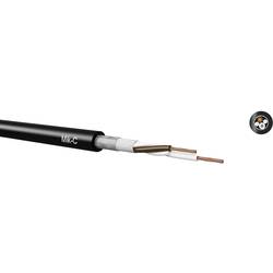 Kabeltronik 480205009-100 mikrofonový kabel 2 x 0.5 mm² černá 100 m