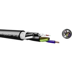 Kabeltronik 720050000-100 kombinovaný kabel 4 x 0.22 mm² + 3 G 1.5 mm² černá 100 m