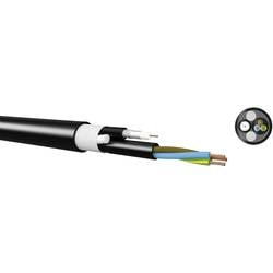Kabeltronik 841753100 kombinovaný kabel 1 x 1.65 mm² + 3 G 1 mm² černá 100 m