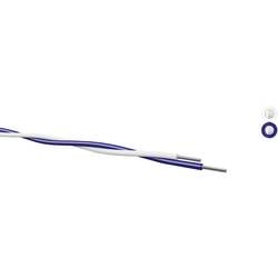 Kabeltronik 170205006-100 spojovací drát Yv 2 x 0.5 mm bílá, modrá 100 m