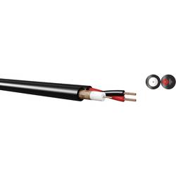 Kabeltronik 841752075 video kabel 1 x 0.33 mm² + 2 x 0.75 mm² černá 100 m