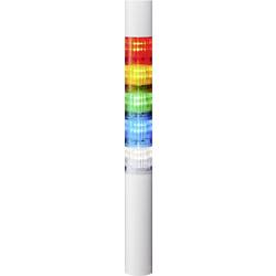 Patlite signální sloupek LR4-5M2WJBW-RYGBC LED 5 barev, červená, žlutá, zelená, modrá, bílá 1 ks