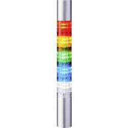 Patlite signální sloupek LR4-502WJBU-RYGBC LED 5 barev, červená, žlutá, zelená, modrá, bílá 1 ks