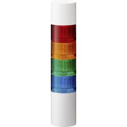 Patlite signální sloupek LR6-402WJBW-RYGB LED 4 barvy, červená, žlutá, zelená, modrá 1 ks