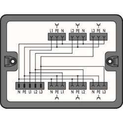 WAGO 899-631/105-000 rozvodný box 899 25 A černá 1 ks
