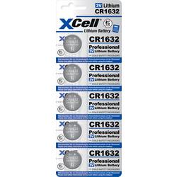 XCell knoflíkový článek CR 1632 3 V 5 ks 130 mAh lithiová CR1632-B5