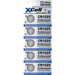 XCell knoflíkový článek CR 1025 3 V 5 ks 25 mAh lithiová CR1025-B5