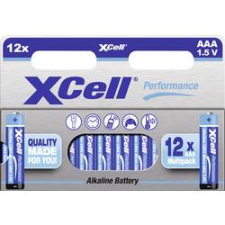 XCell mikrotužková baterie AAA alkalicko-manganová 1.5 V 12 ks