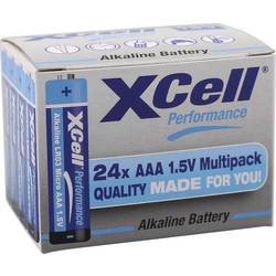 XCell mikrotužková baterie AAA alkalicko-manganová 1.5 V 24 ks