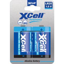 XCell LR20HP baterie velké mono D alkalicko-manganová 1.5 V 2 ks