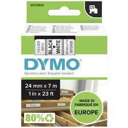 páska do štítkovače DYMO D1 53713 polyester Barva pásky: bílá Barva písma:černá 24 mm 7 m