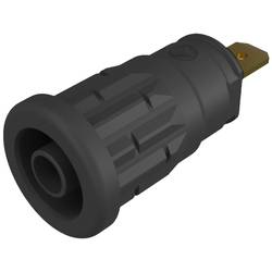 SKS Hirschmann SEP 2610 F4,8 bezpečnostní laboratorní zásuvka zásuvka, vestavná vertikální Ø pin: 4 mm černá 1 ks
