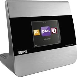 Imperial DABMAN i400 22-240-00 adaptér internetového rádia, DAB+, FM, internetové, Bluetooth, DLNA, Wi-Fi, internet, s DLNA, Multiroom, stříbrná