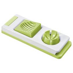 Qdesign 190-036 Řezačka vajec, zelená/šedá