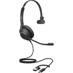 Jabra Evolve2 30 SE Sluchátka On Ear kabelová mono černá Redukce šumu mikrofonu, Potlačení hluku headset, monofonní telefon