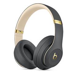Beats Studio3 sluchátka Over Ear Bluetooth®, kabelová, MXJ92ZM/A, stereo, Asfaltově šedá, Potlačení hluku