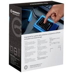 Kingsong IronKey Vault Privacy 80 960 GB, externí HDD 8,9 cm (3,5), USB-C®, modrá
