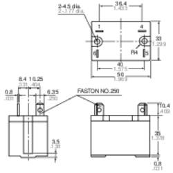 Panasonic HE1AN240AC, HE1AN240AC relé do DPS, monostabilní, 1 cívka, 30 V/DC, 277 V/AC, 30 A, 1 ks