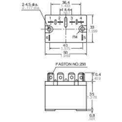 Panasonic HE1AN240AC, HE1AN240AC relé do DPS, monostabilní, 1 cívka, 30 V/DC, 277 V/AC, 30 A, 1 ks