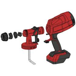 Einhell Power X-Change TC-SY 18/60 Li-Solo systém pro nástřik barev Průtok (max.) 650 ml/min