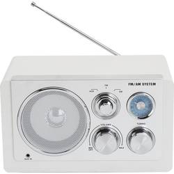 Denver TR-63W 111101000710 stolní rádio, AM, FM, AUX, bílá