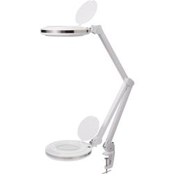 TOOLCRAFT TO-7567479 Lupa TOOLCRAFT se stmívatelným LED osvětlením 730 lm 127 mm (5) se svorkou, 8 dioptrií, 3x zvětšení zvětšení=3.0 x 12.7 cm Třída