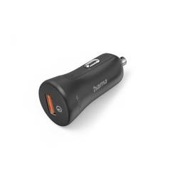 Hama USB nabíječka, 1x USB A , 19.50 W, QC 3.0, černá