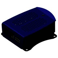 Fischer Elektronik SBC skříň Vhodné pro (vývojové sady): Raspberry Pi® včetně upevňovacích jazýčků modrá, černá (eloxovaná)