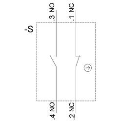 Siemens 3SU1400-1AA10-3FA0 svorkovnice 500 V DC/AC s pomocným kontaktem Vhodné pro značku (relé): Siemens Piece 1 ks
