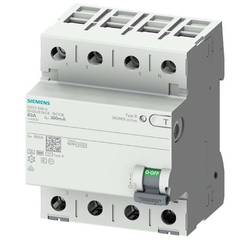 Siemens 5SV36444 5SV3644-4 proudový chránič B 4pólový 40 A 0.3 A 400 V