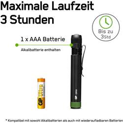 GP Discovery GPDISFLCP21BL812 GPDISFLCP21BL812 mini svítilna, penlight na baterii LED 25 lm 11.5 cm černá