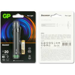 GP Discovery GPDISFLCP21BL812 GPDISFLCP21BL812 mini svítilna, penlight na baterii LED 25 lm 11.5 cm černá