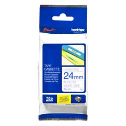 etikety Brother TZe, TZ TZe-253 PET Barva pásky: bílá Barva písma:modrá 24 mm 8 m