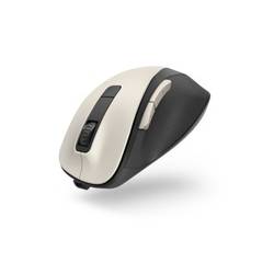 Hama optická ergonomická myš, bezdrátový, 6 tlačítko, 1600 dpi, krémově bílá