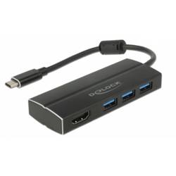 Delock USB-C® dokovací stanice 63931 Vhodné pro značky (dokovací stanice pro notebook): univerzální