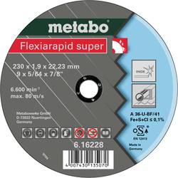 Metabo 616228000 řezný kotouč rovný 230 mm 25 ks nerezová ocel