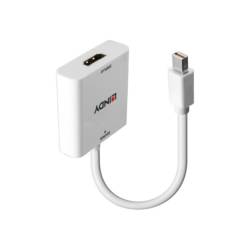 LINDY kabel Mini DisplayPort konektory, Zásuvka HDMI-A 18 cm 38319 HDMI kabel